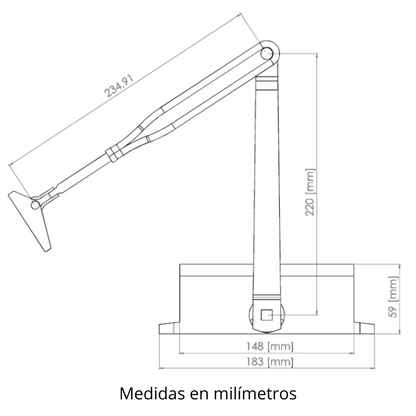 Pack 2 Cierrapuerta Hidraulico Y522 45/80 Kg RF90 Silver