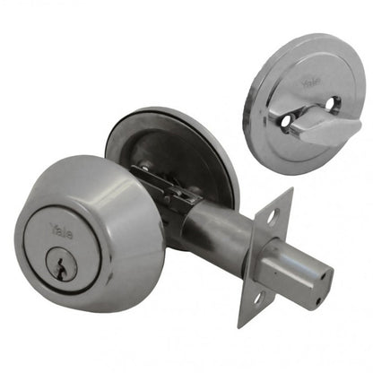 Cerrojo Auxiliar Yale Llave/Perilla Inoxidable