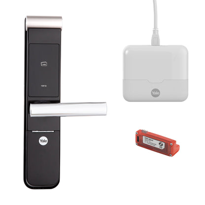 Smart Pack Cerradura Digital Inteligente YMF30 - Apertura Codigos/Tarjetas + YALE Connect Wifi