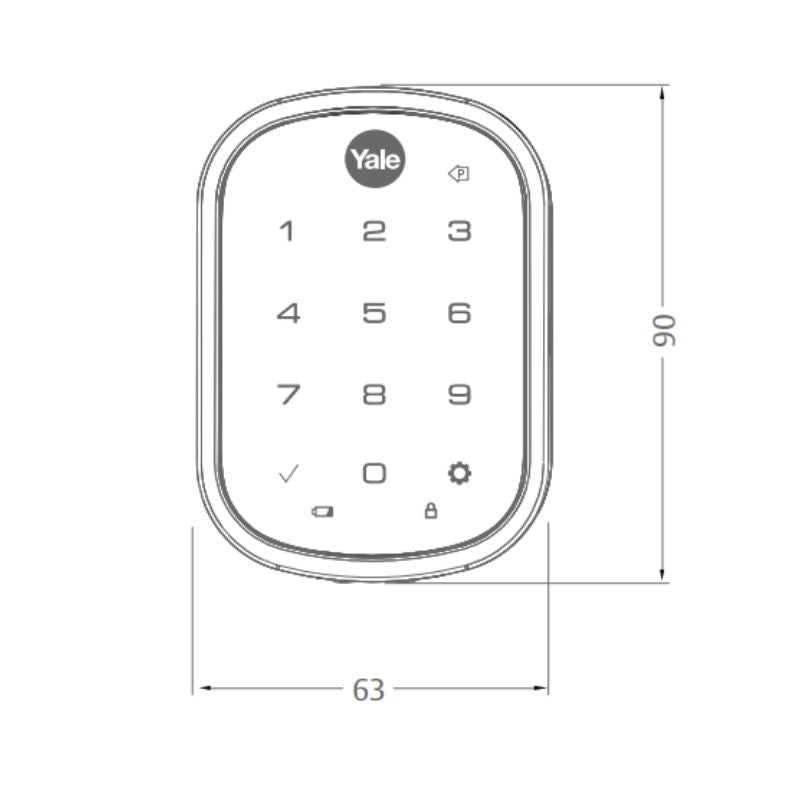 Smart Pack Cerrojo Digital YRD256